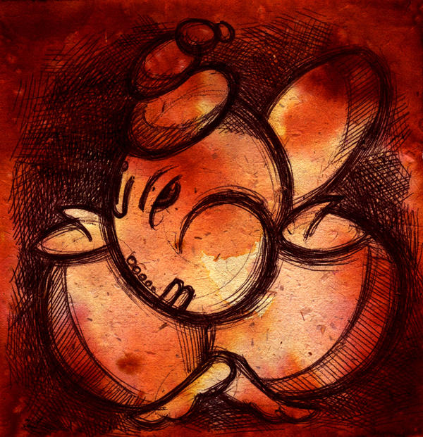 Ganpati In Colour By Karandon On Deviantart