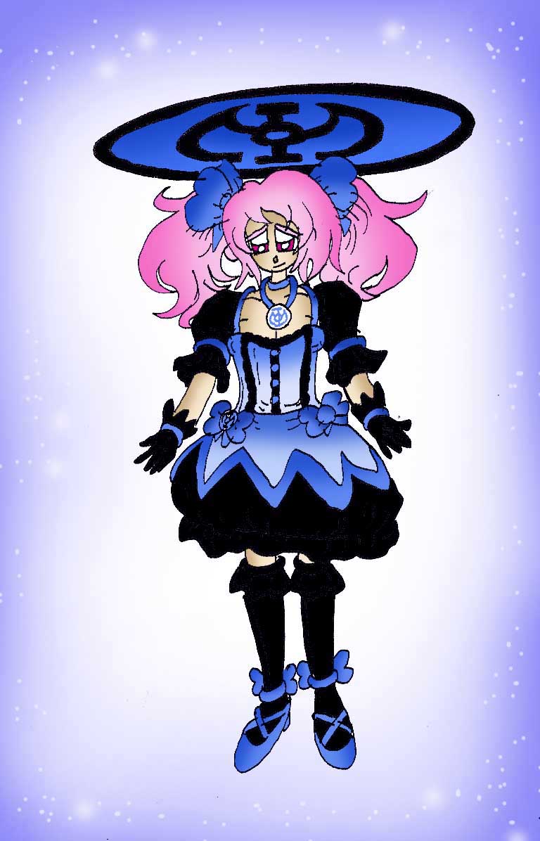 Puella Magi Blue Lantern Meduka Magi