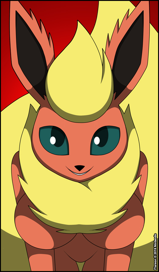 Vectorino ☀️ on X: 😱Flareon using Scary Face!😱 #Pokemon #Flareon  #Anime  / X