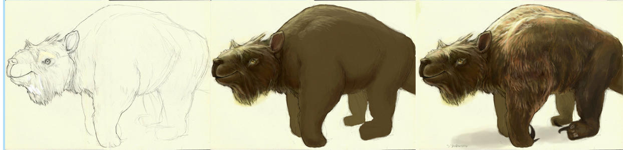 Megatherium, The Giant Sloth by StephanieStutz on DeviantArt