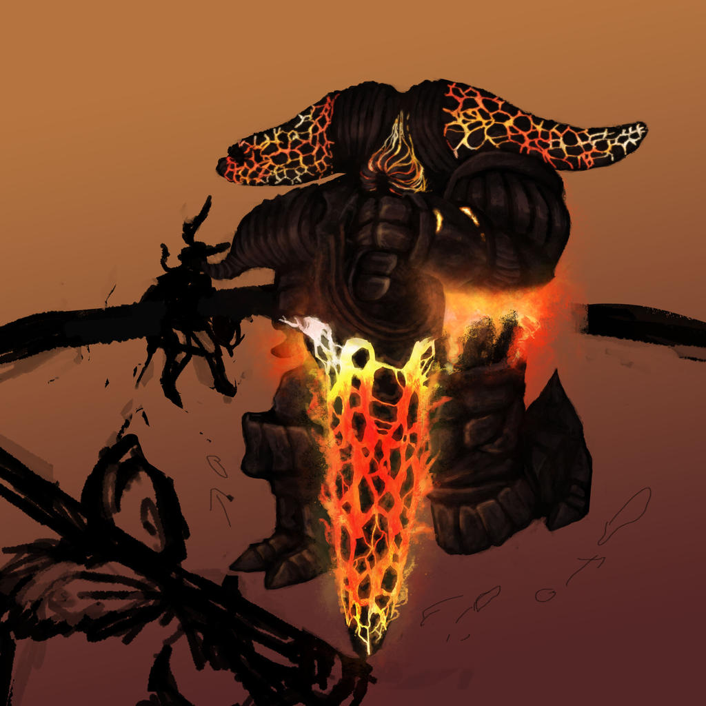 Smelter Demon WIP by MoeBlobGod on DeviantArt