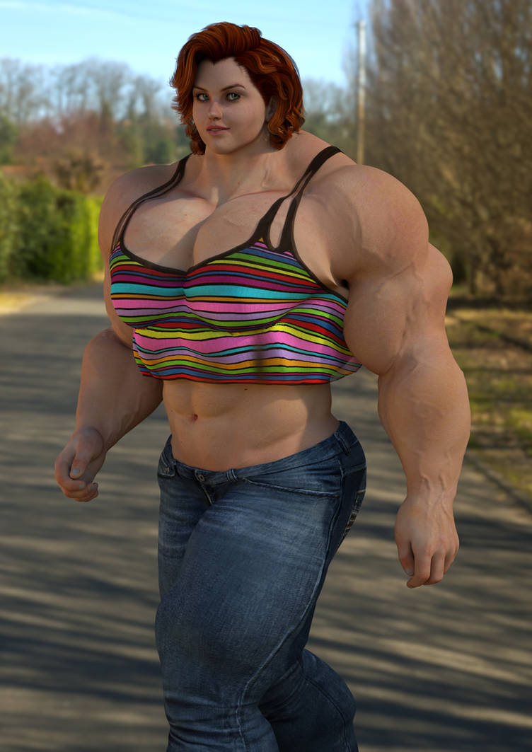 Muscle Franmie Ritualist Deviantart A walk in the park by fantasymuscle on DeviantArt