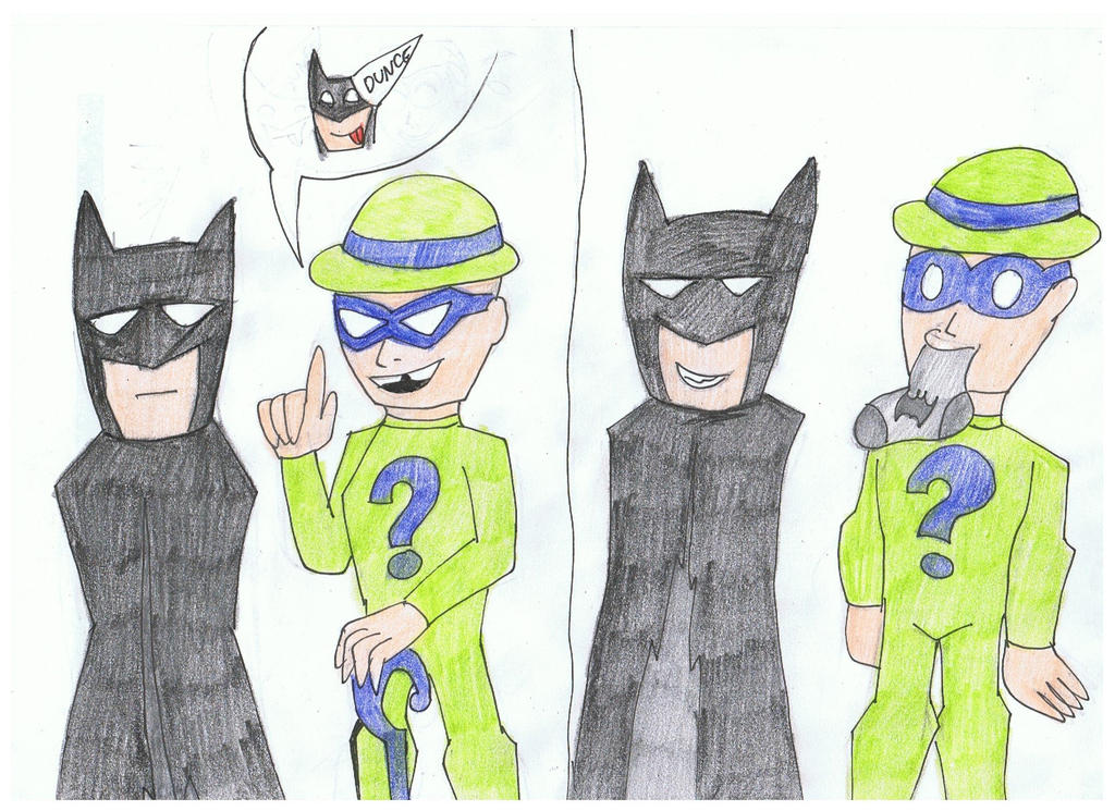 Batman and Riddler by KivaTheDCWizard on DeviantArt