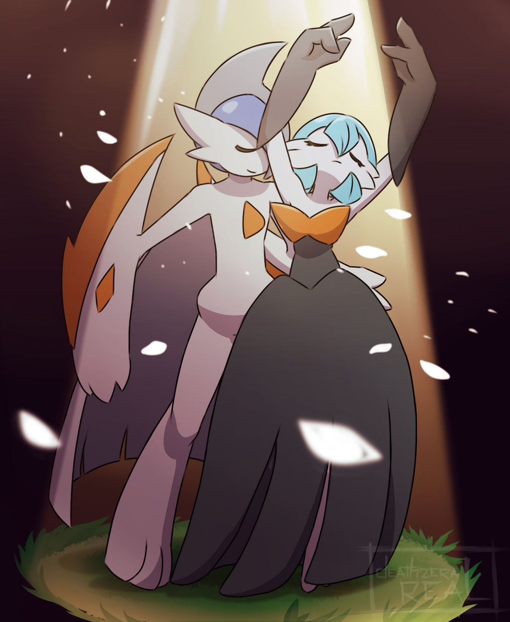 Shiny - Gallade and Gardevoir by deathZERA on DeviantArt