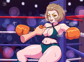 Manuela wants to impress the men in the audience