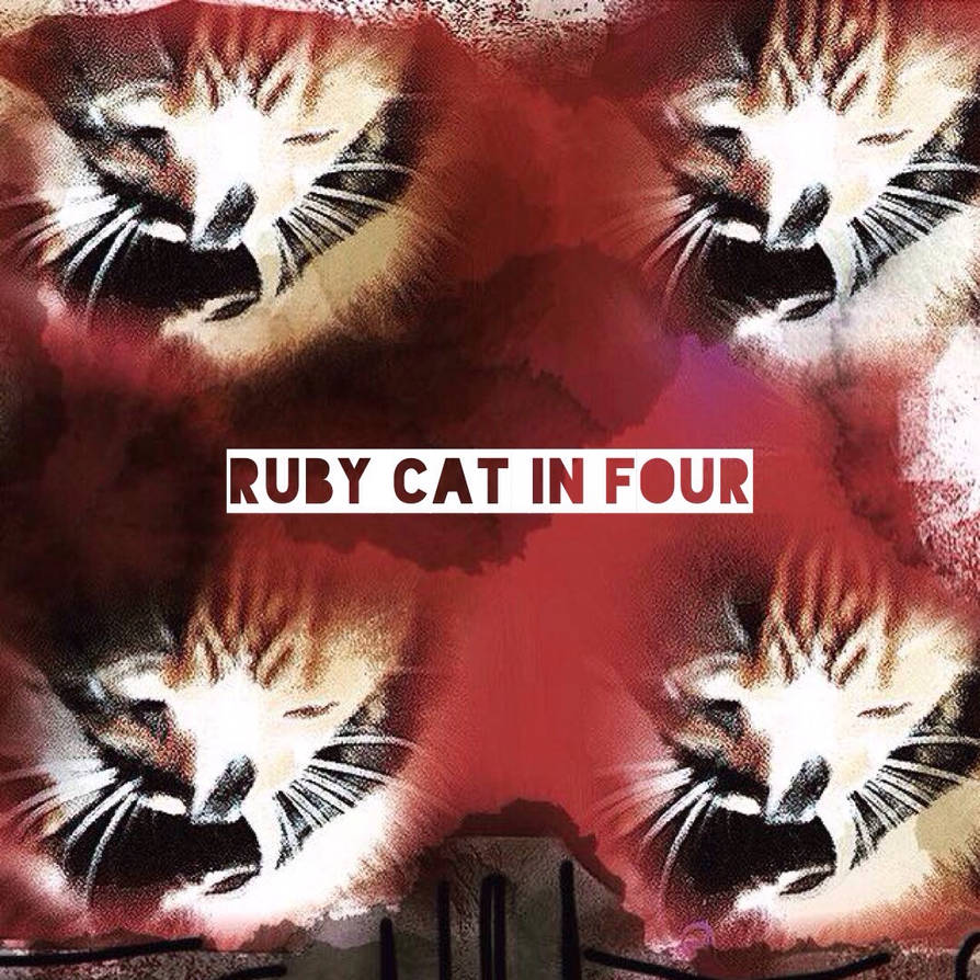 Ruby Cat on Four by ChristyHoskinsCarter on DeviantArt