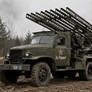 A katyusha truck