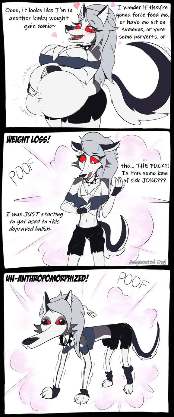 Loona Weight Gain Comic? by AugmentedOwl on DeviantArt
