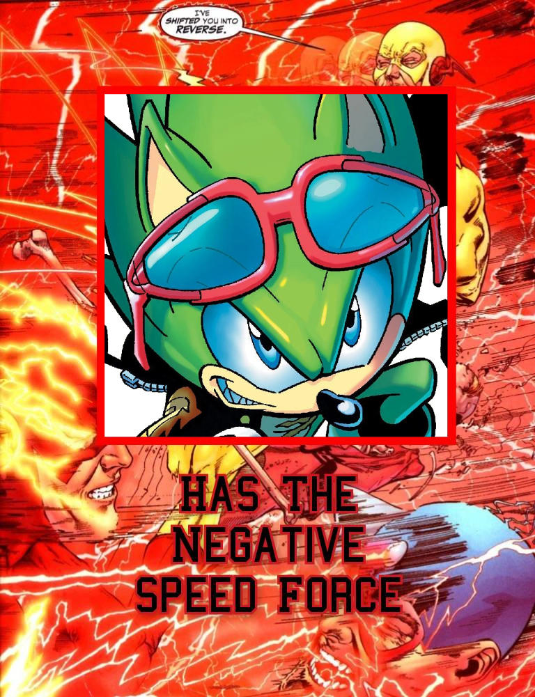Scourge has the Negative Speed Force by Wildguy990 on DeviantArt