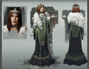 Queen Asylla Concept Art - Diablo