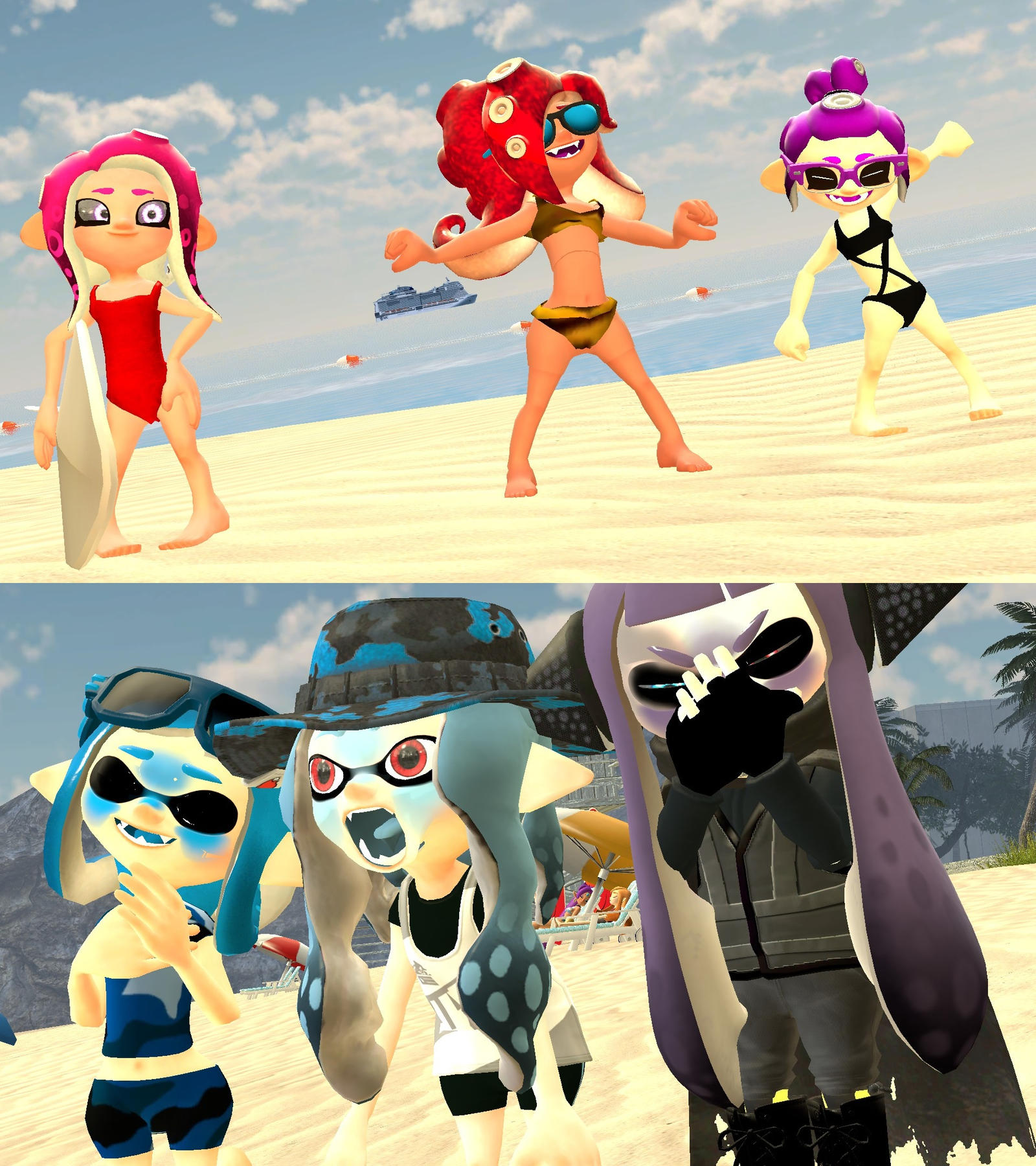 Splatoon Sea Deviantart California Veems (Splatoon GMOD) by MasterPerryMartin on DeviantArt
