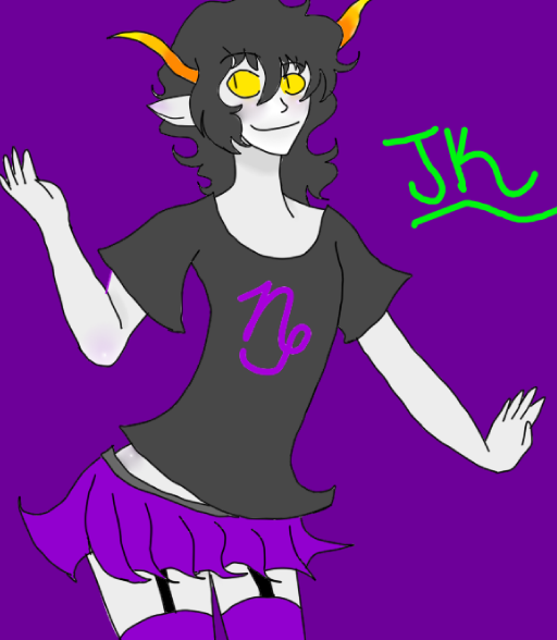 Gamzee In Skirt wonk wonk