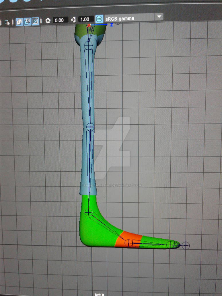 Leg rig by FriedArtist101 on DeviantArt