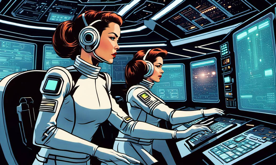 Female Space Cadets In Shiny Tight-fitting Uniform by BjordGyg on ...