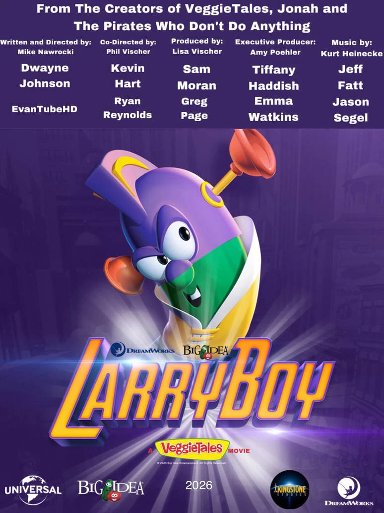 Larryboy Cd LarryBoy: a VeggieTales Movie (Teaser Poster) by AdventureswithFern on ...