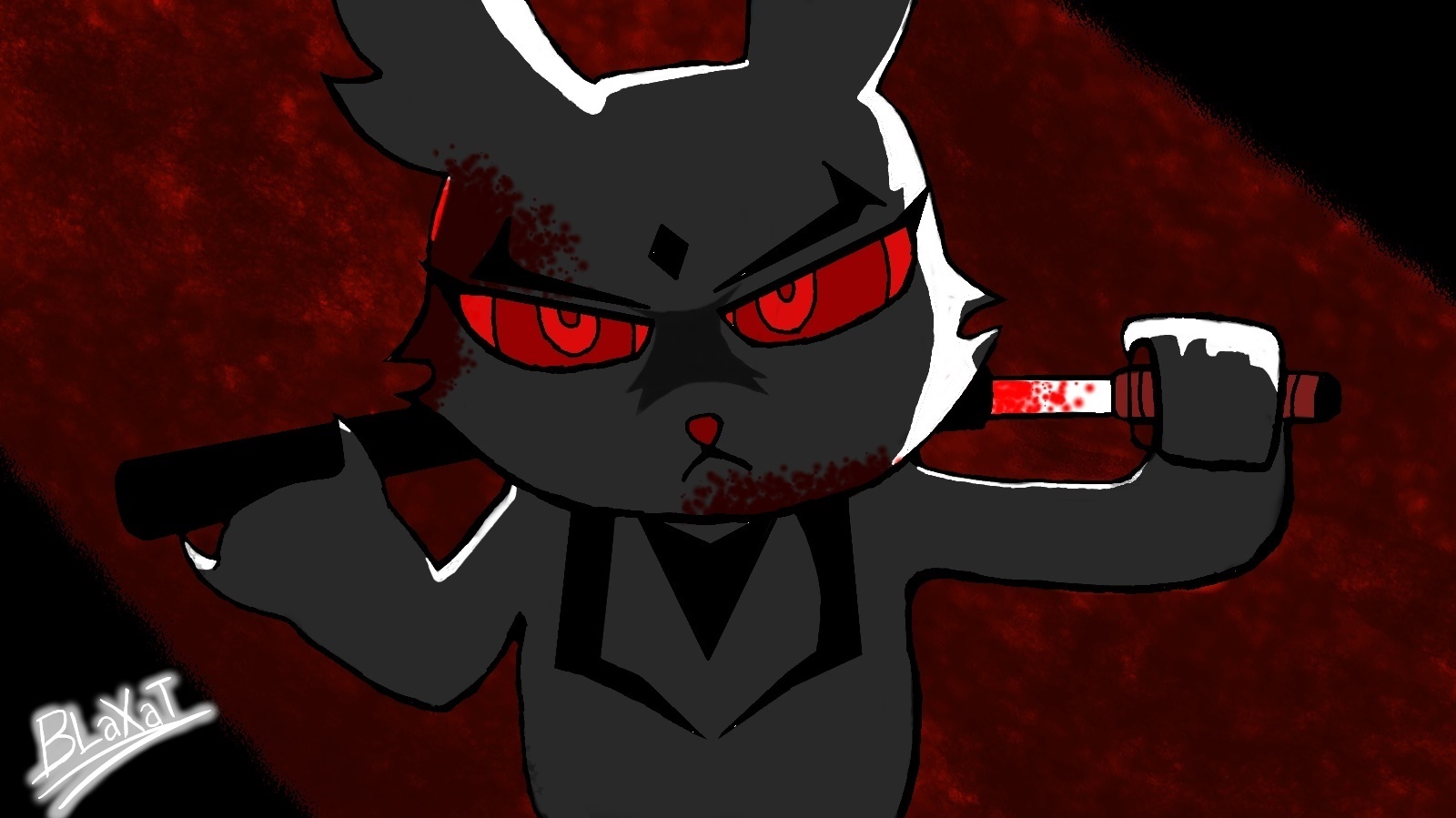 Dark Rabbit - Bloody Bunny by Blaxat on DeviantArt
