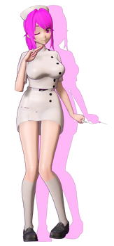 MMD Yandere Simulator - Old Nurse-chan DL !