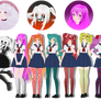 MMD Yandere Simulator - NEW random models pack DL