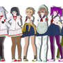 MMD Yandere Simulator - New random models pack4 DL