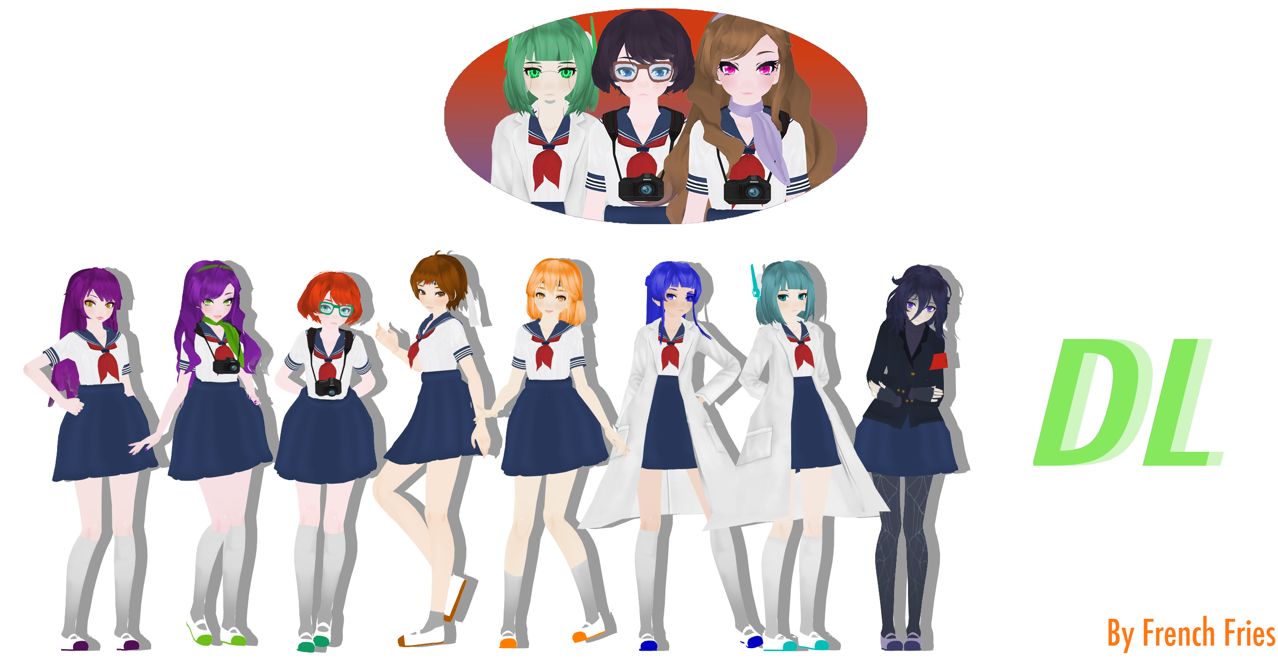 Mmd Yandere Simulator Club Members Girls Dl By Frenchfriestsun On Deviantart Mmd Yandere Simulator Club Members Girls Dl By Frenchfriestsun On Deviantart