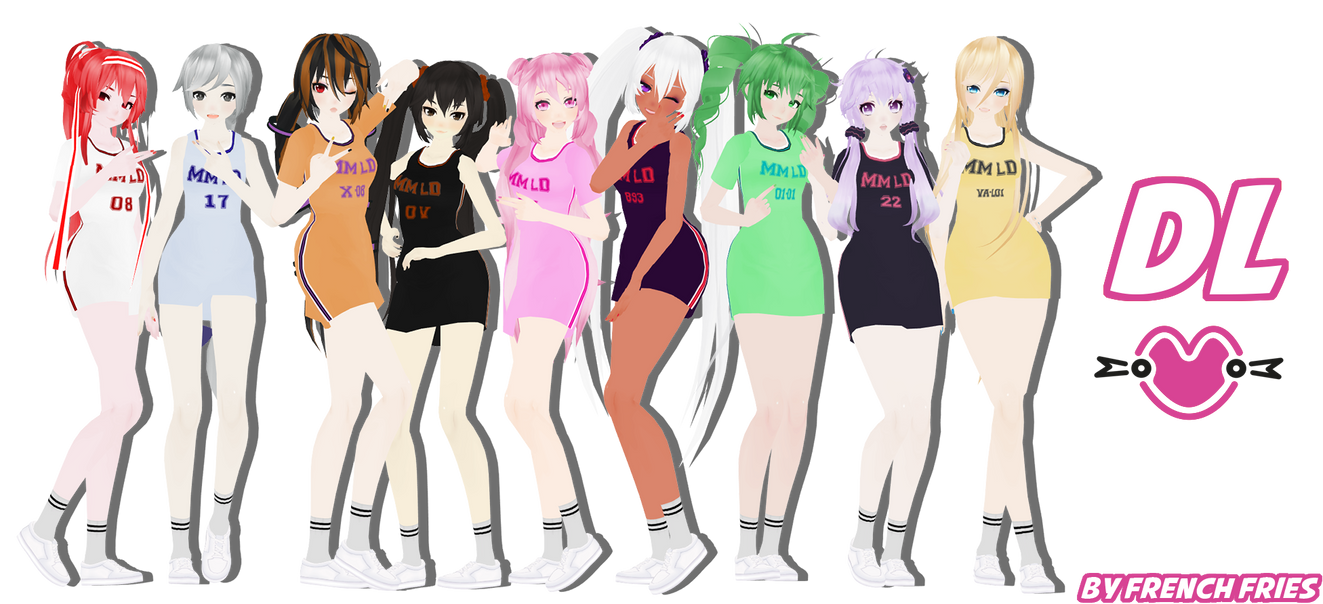 Tda Models MMD - Tda BAAM models DL by FrenchFriesTsun on DeviantArt