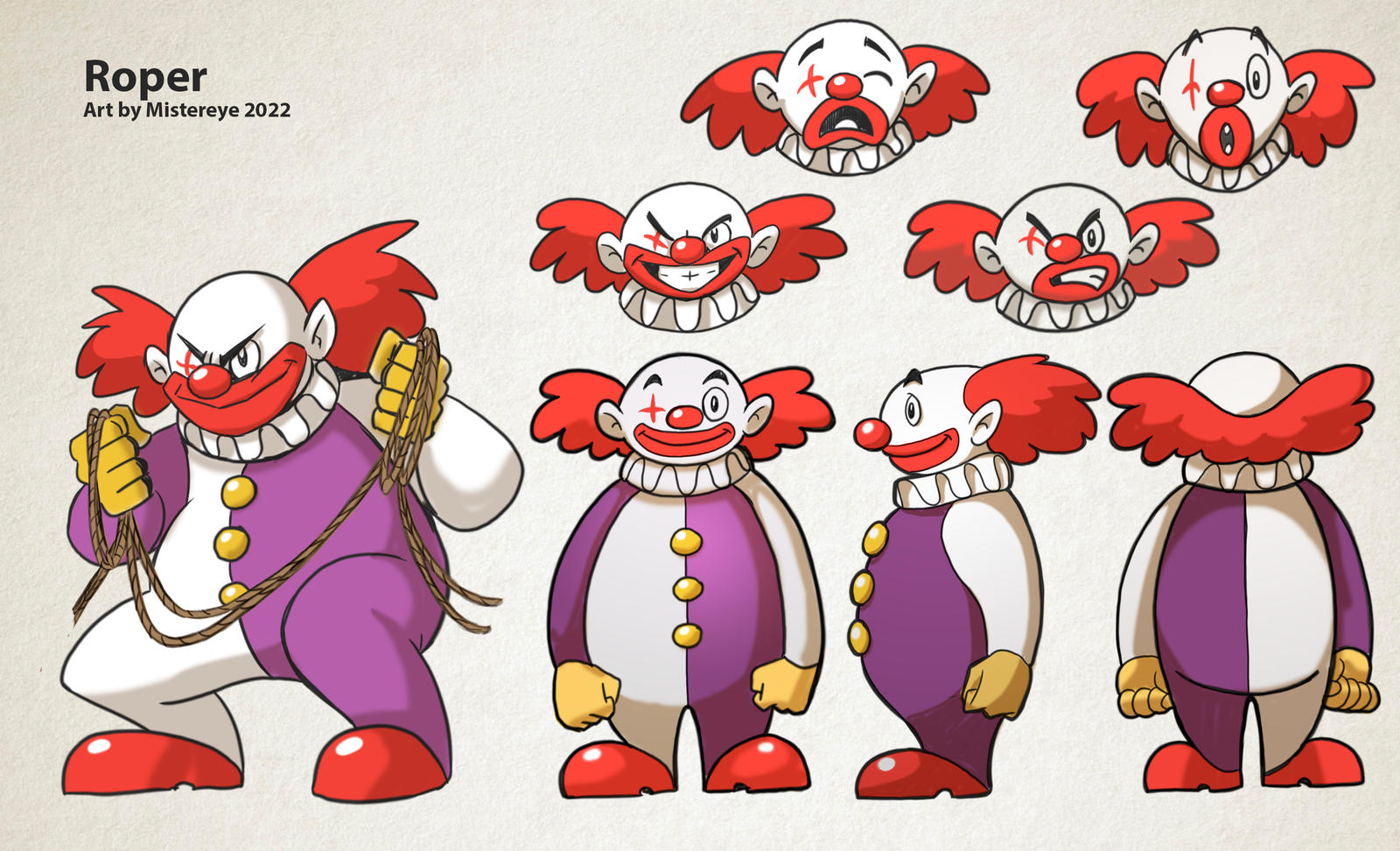 Roper - Model Sheet by pontikue on DeviantArt