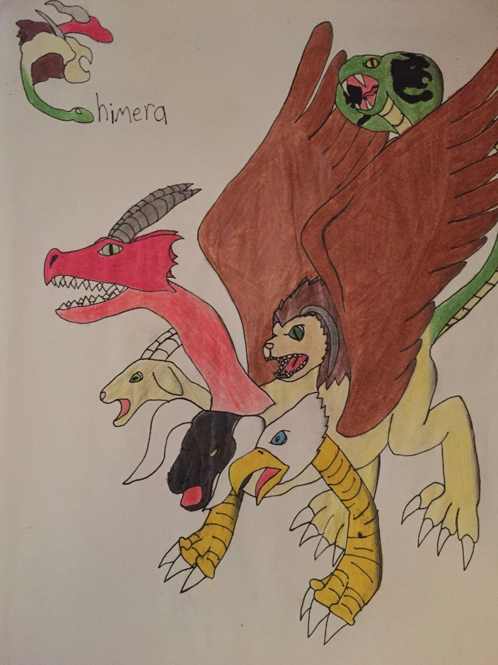 Chimerah Chimera by the-creature-of-art on DeviantArt