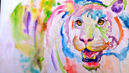 Watercolor Tiger