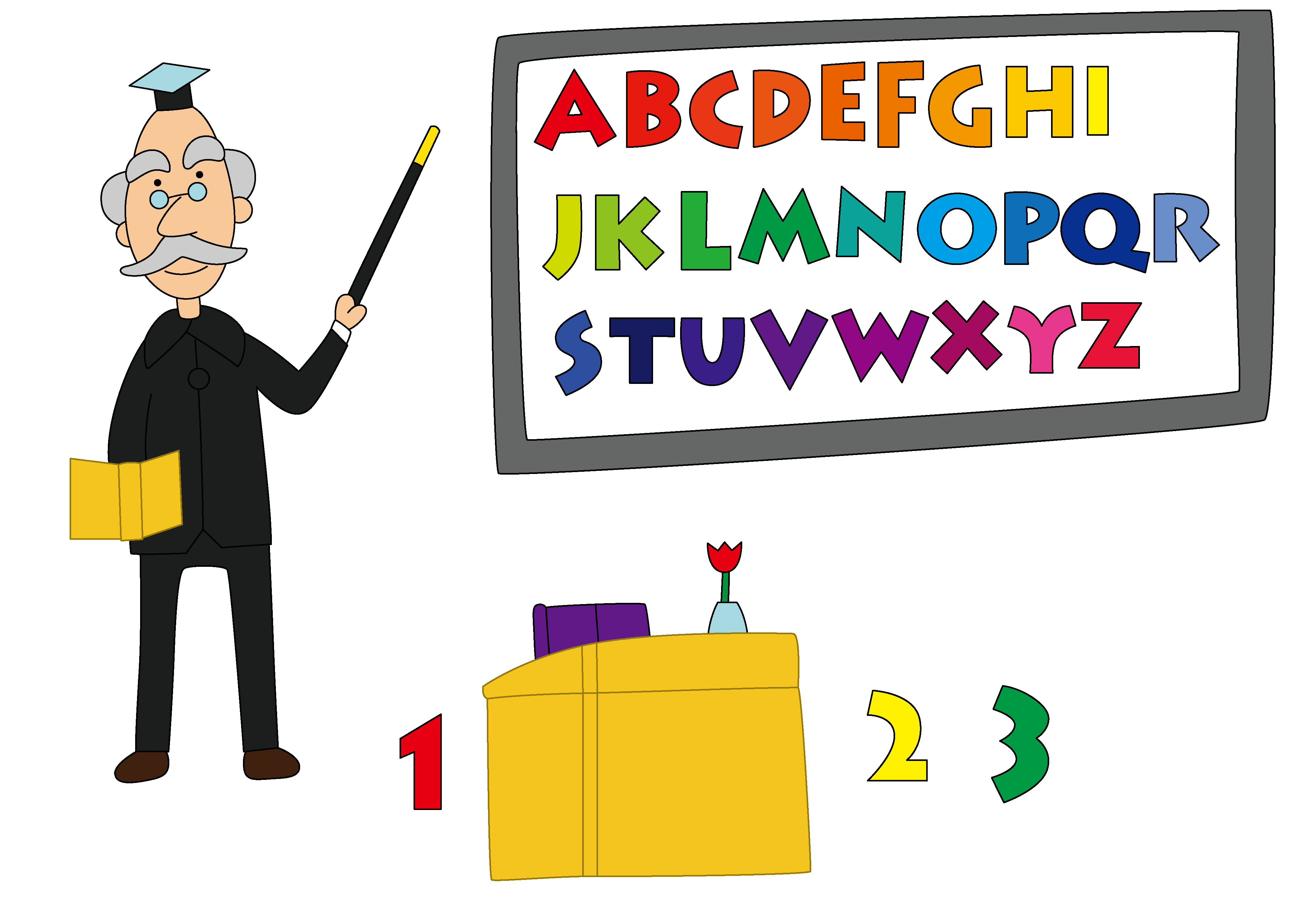 Alphabet with Professor by greengreens95 on DeviantArt