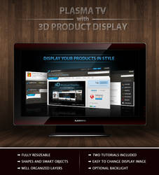 Plasma TV with Product Display
