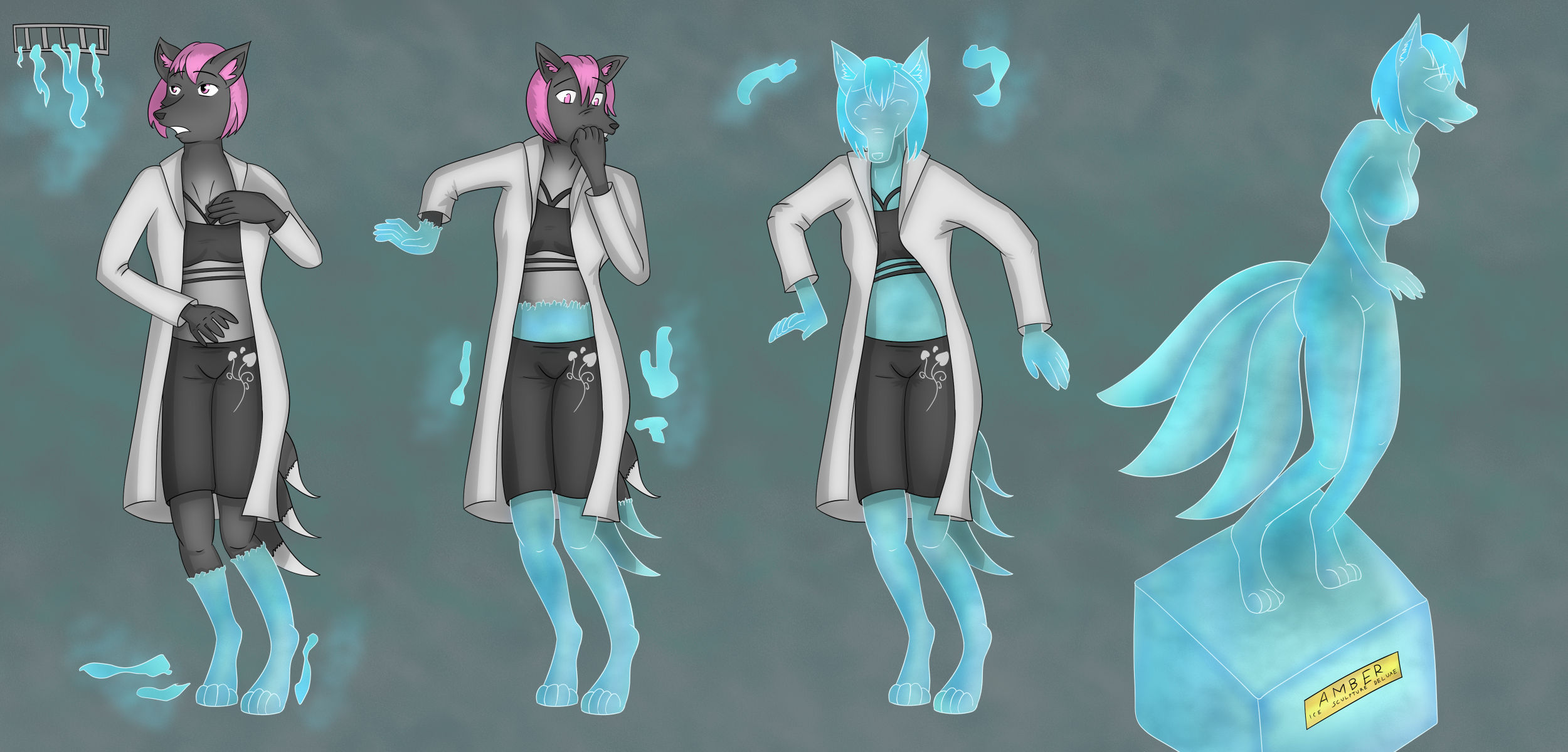 Deviantart Inanimate Card Tf Ice Sculpture Amber - Inanimate TF by MizuhoTF on DeviantArt