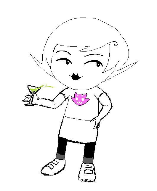 Homestuck Png Roxy Homestuck - Roxy Lalonde(Canon-ish style) by N1ght1ng4L3 on DeviantArt