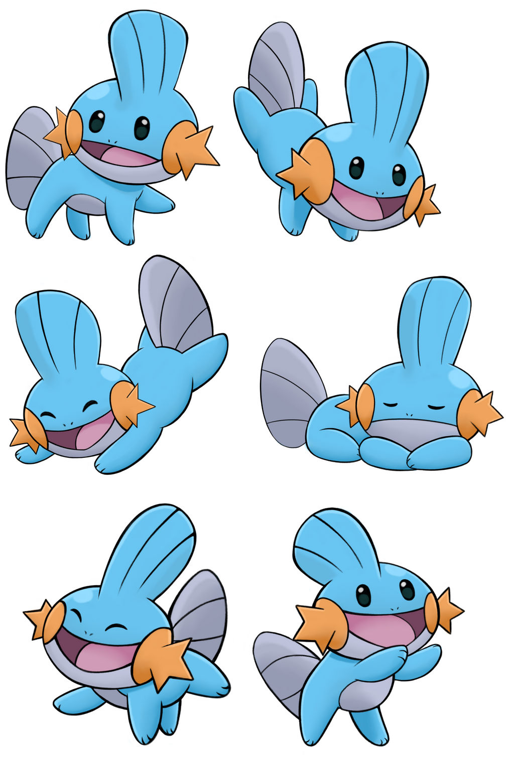 Mudkip Real 6 mudkips by Namijo on DeviantArt