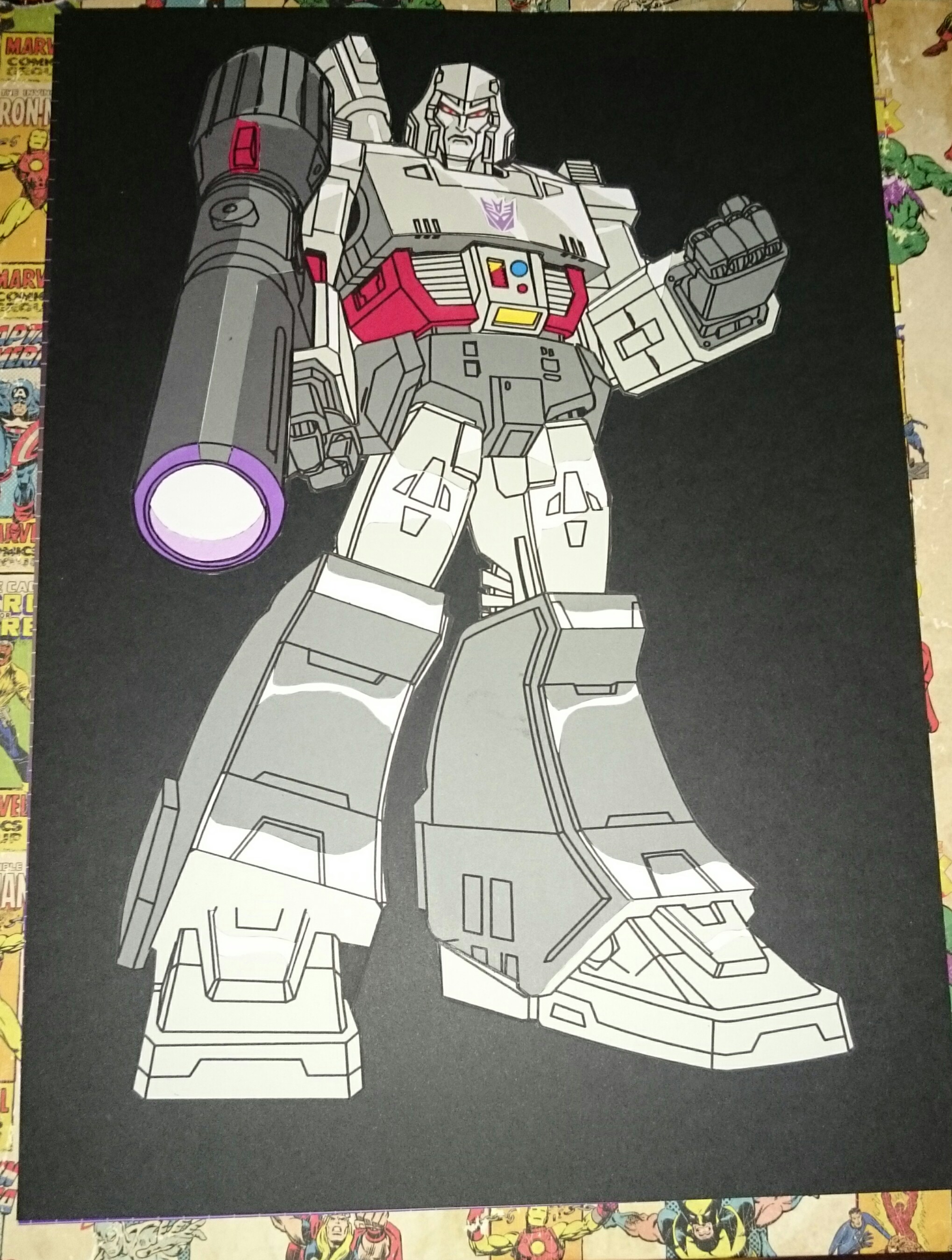 Megatron Papercut W.I.P Part 2