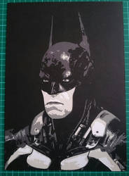 Batman Papercut Portrait