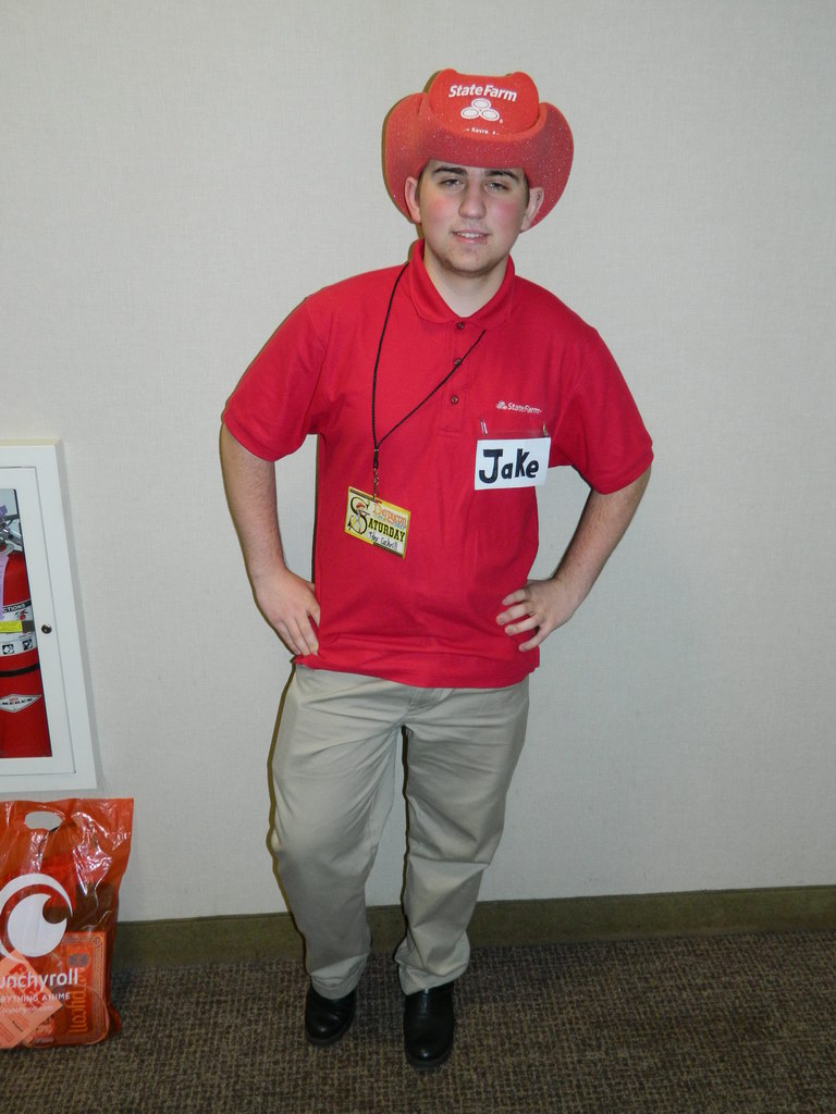 Jake From State Farm Costume Badge – 1.5" X 3" Halloween Accessory