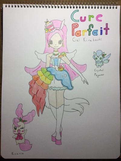 Cure Parfait = Aloha, Splatoon + Kira Kira Precure A La Mode