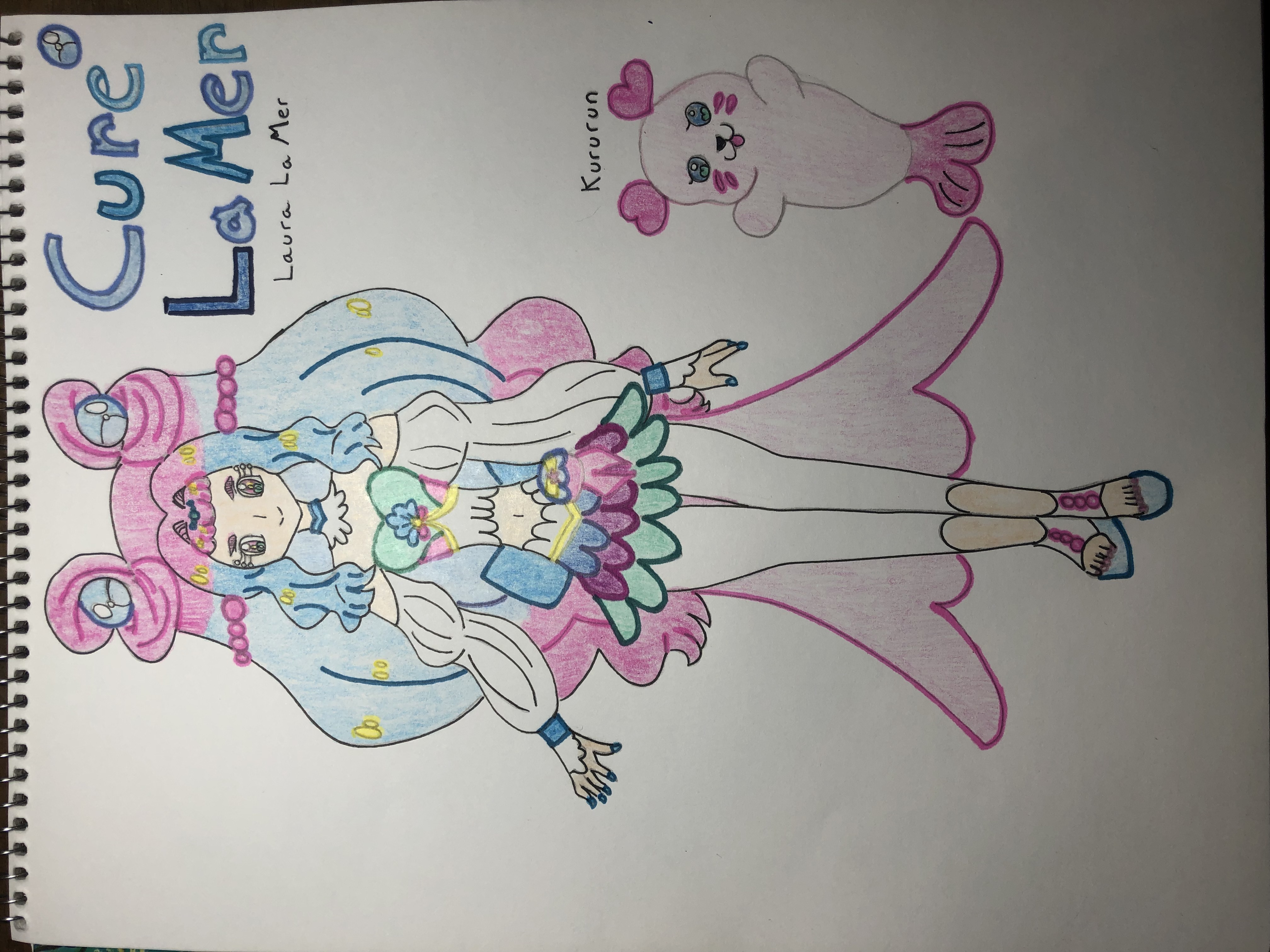 Cure La Mer (Tropical Rouge Pretty Cure) by Aleler94 on DeviantArt