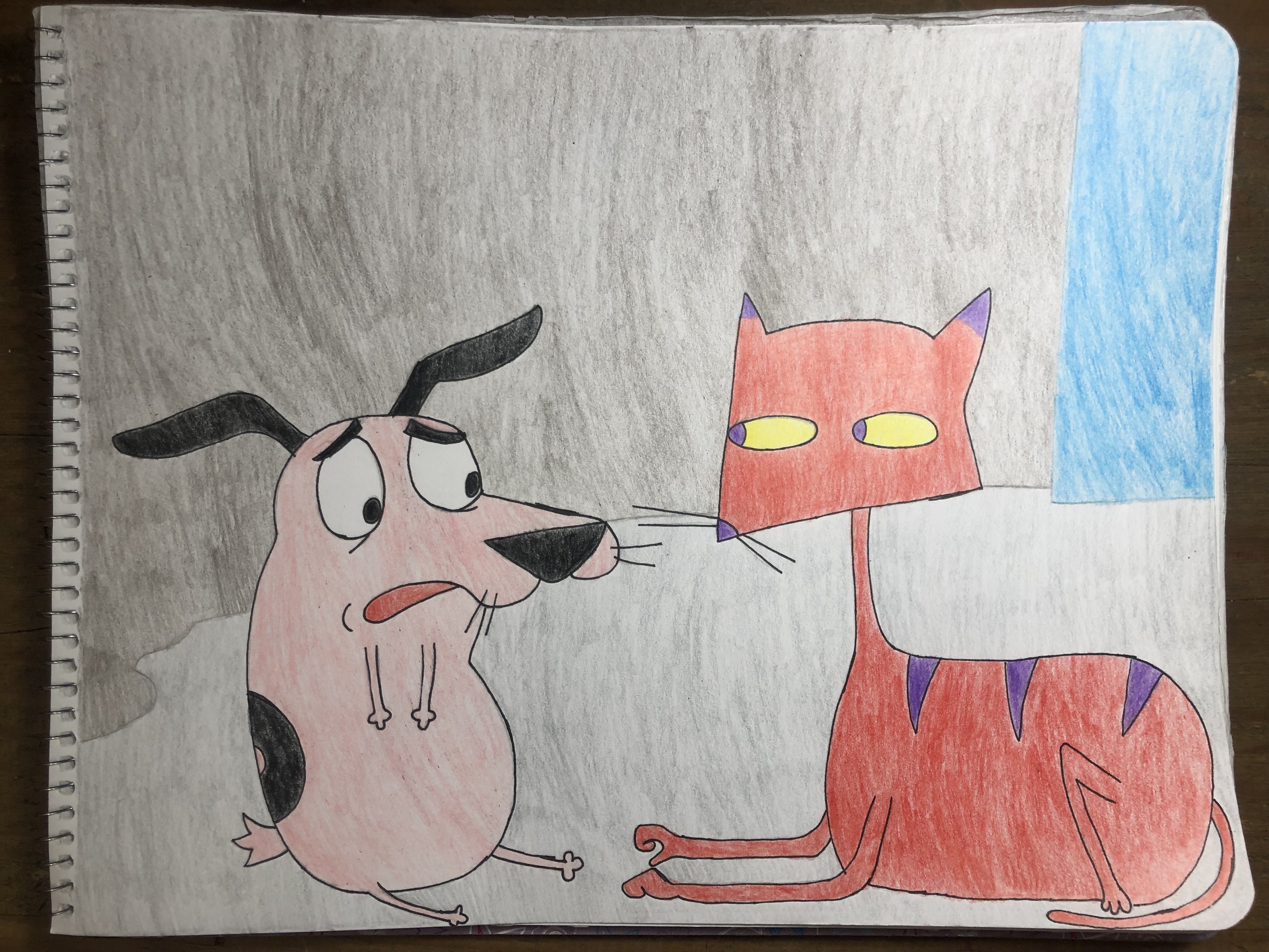 Courage The Cowardly Dog (Cartoon Network) by Aleler94 on DeviantArt Courage The Cowardly Dog (Cartoon Network) by Aleler94 on DeviantArt