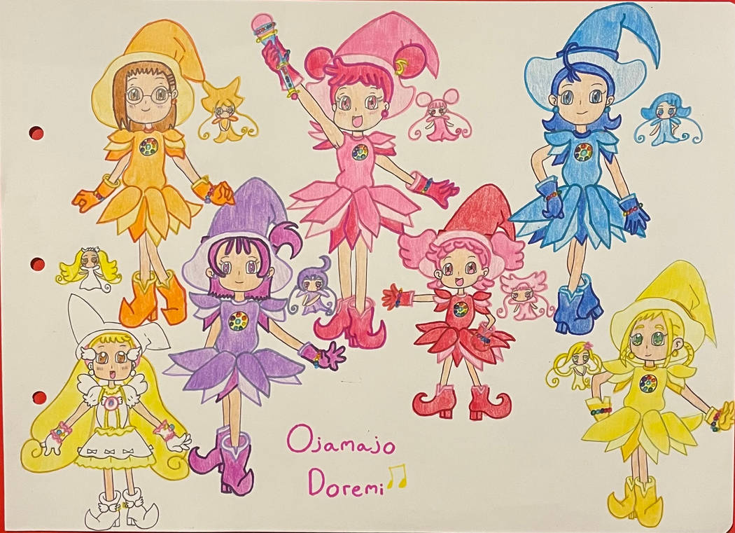 Doremi Magicpad Ojamajo Doremi (Magical Doremi) Witches by Aleler94 on DeviantArt