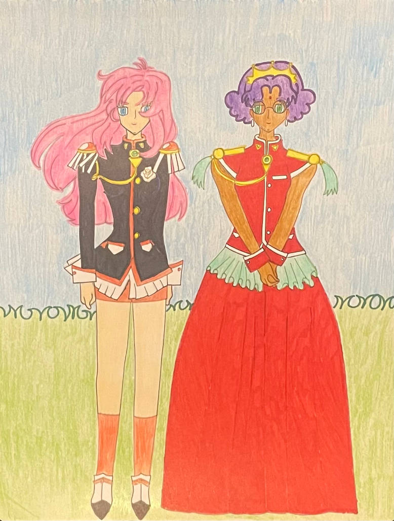 Utena X Anthy (Revolutionary Girl Utena) by Aleler94 on DeviantArt