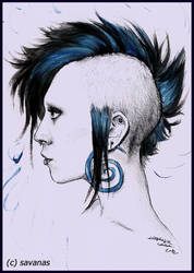 Blue Mohawk