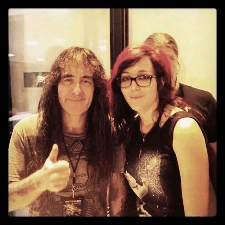 with Steve Harris