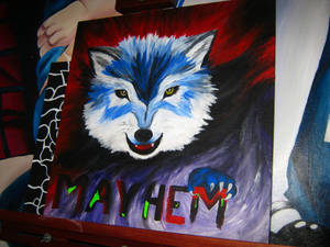 Wolf of Mayhem Painted