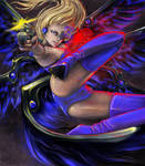 Cyborg Angel Assassin by RomanticFae