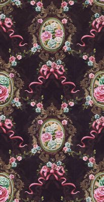 tileable rose cameo