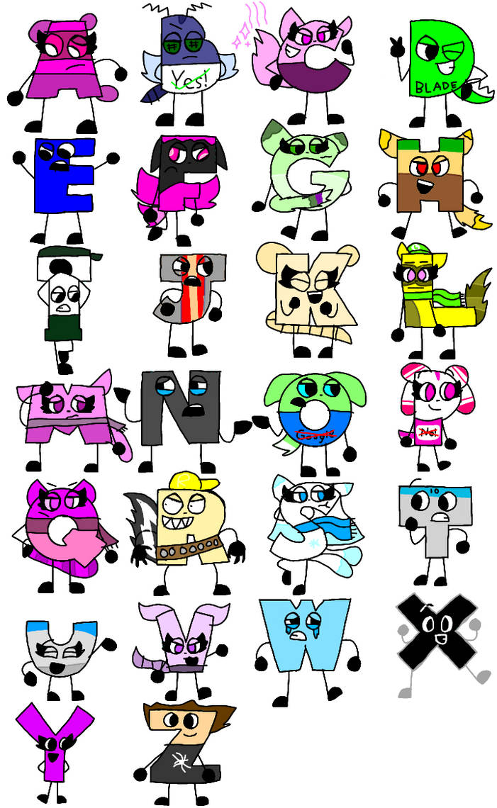 I make Iambored Alphabetons by NantlieWYang on DeviantArt