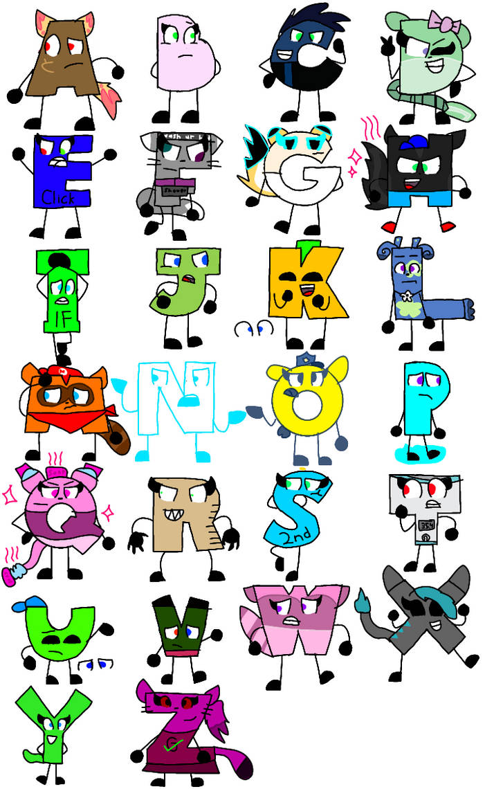 Next is Coreza Alphabetons (don't be silly) by NantlieWYang on DeviantArt