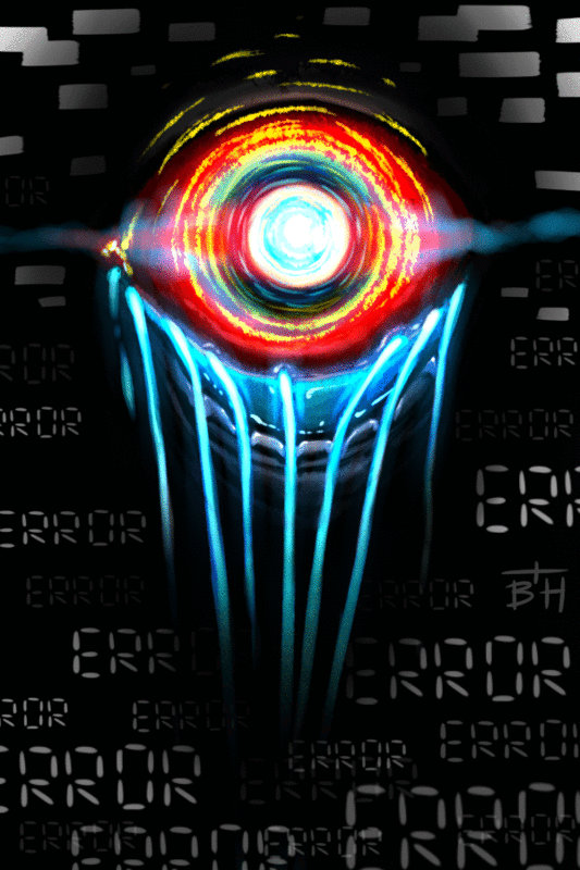 Error Sans Eye - GIF by FleshQB on DeviantArt