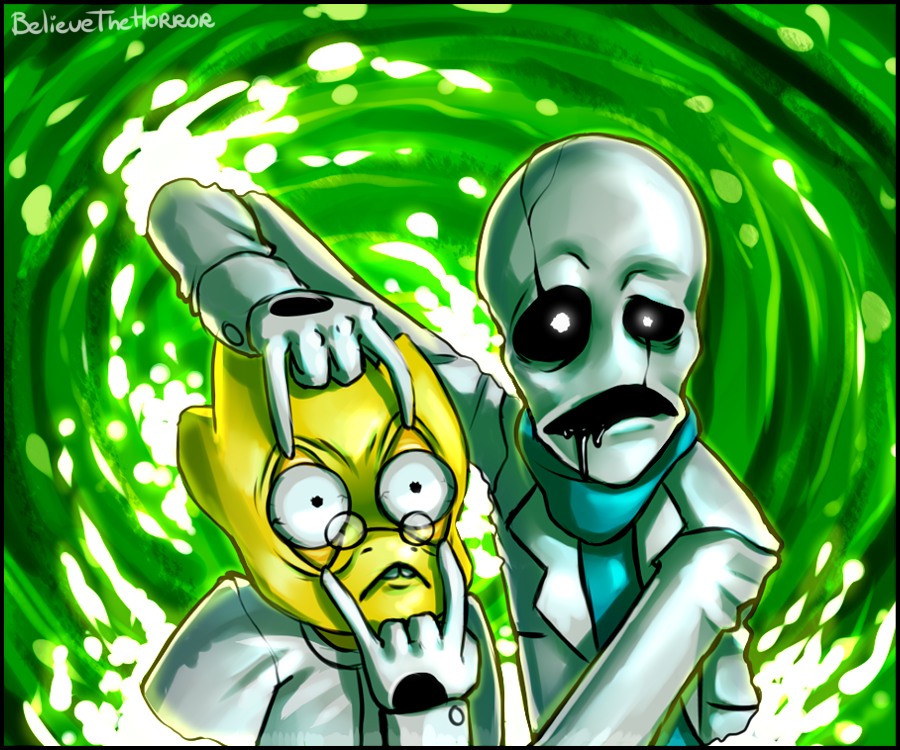 Gaster and Alphys